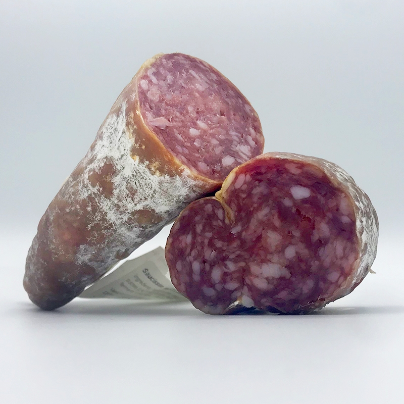Franse Salami Droge worst met Roquefort van Teyssier Frankrijk