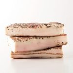 Gedroogde vleeswaren Italie Lardo di Colonnata Toscane