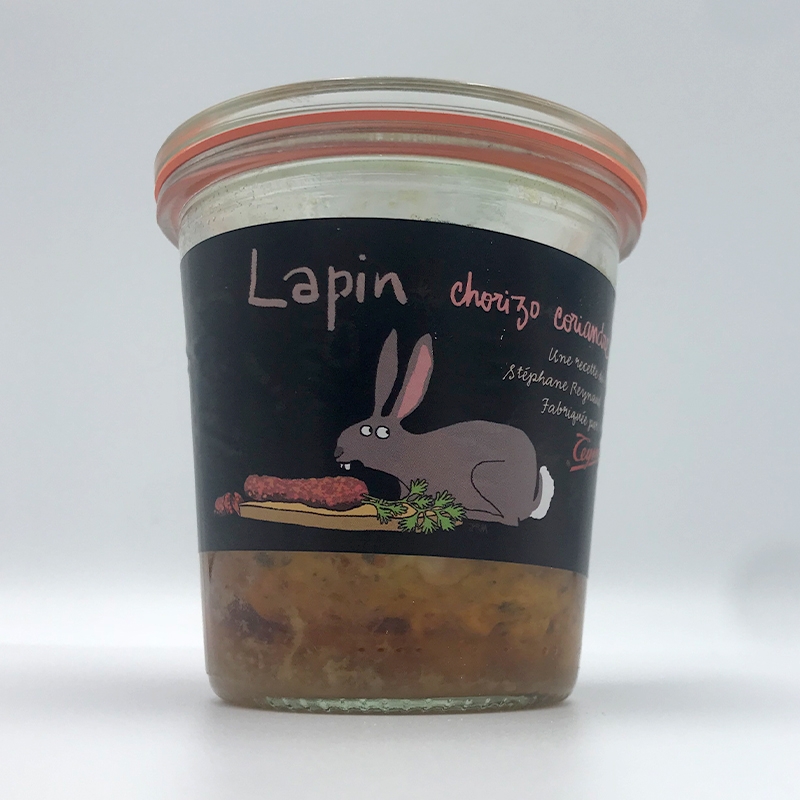 Teyssier Terrine Pate Lapin Chorizo Konijn en Chorizo Online kopen