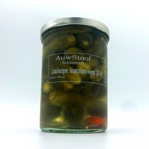 Condimenten tafelganituren tafelzuur Auwstoof Limburgse Pittige Augurken