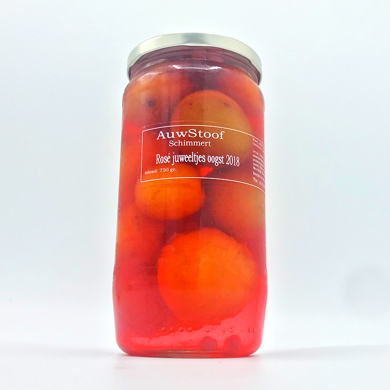 Condimenten tafelganituren tafelzuur- Auwstoof Rose Juweeltjes