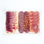 Pata Negra Plateau Spaanse delicatessen Iberico de Bellota Chorizo Paleta Salchichon Lomo